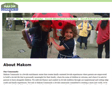 Tablet Screenshot of makomcommunity.org